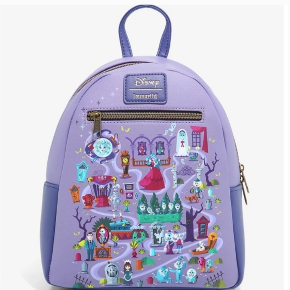 Disney Loungefly Haunted Mansion Mini Backpack NWT